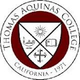 Thomas Aquinas College logo.