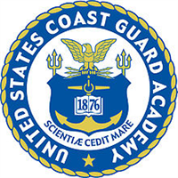 United States Coast Guard Academy logo.