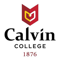 Calvin University logo.