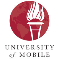 University of Mobile logo.