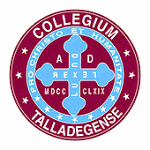 Talladega College logo.