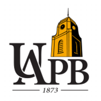 University of Arkansas at Pine Bluff logo.