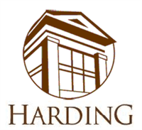 Harding University logo.