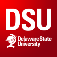 Delaware State University logo.