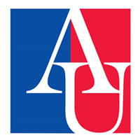American University logo.