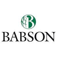 Babson College logo.