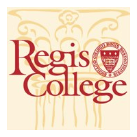 Regis College logo.