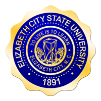 Elizabeth City State University logo.
