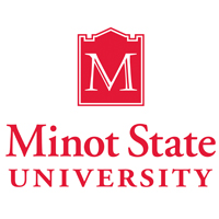 Minot State University logo.