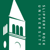 Slippery Rock University of Pennsylvania logo.