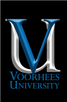 Voorhees University logo.