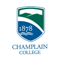 Champlain College logo.