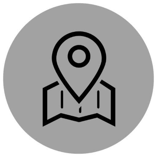 Gray location icon