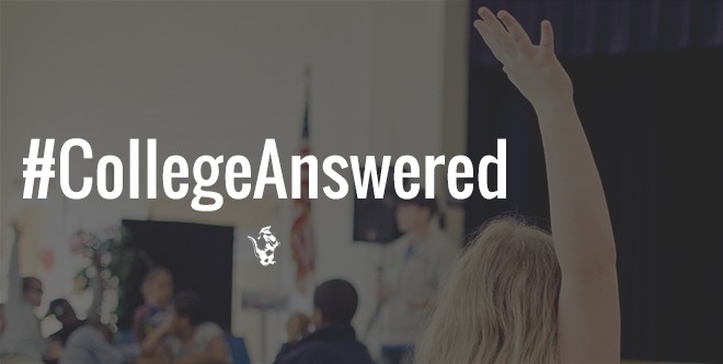 This installment of #CollegeAnswered tackles a number of questions from our community.