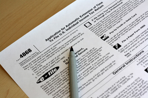 tax document photo