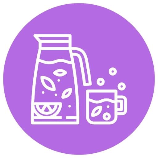Purple lemonade icon