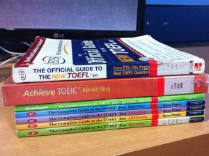 TOEFL test books