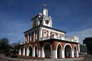 The Market House in Fayetteville, North Carolina.