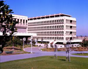 University of California Irvine Humanities Hall and Murray Krieger Hall.