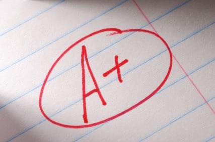 Getting good high school grades doesn't mean you don't need to study for the SAT or ACT.