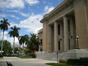 Historic Fort Myers building at Florida Gulf Coast University.