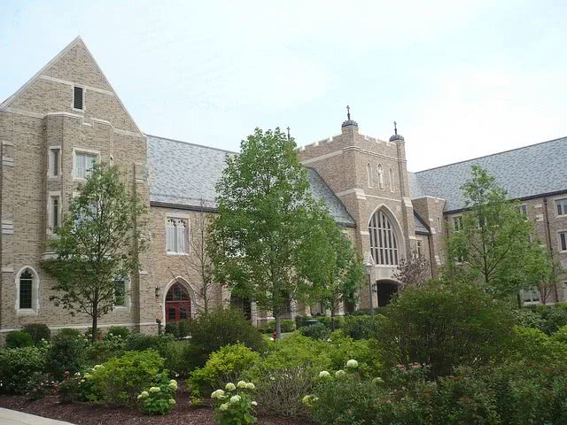 The University of Notre Dame is a private college
