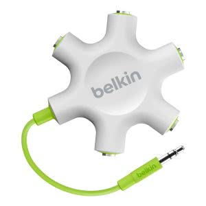 best phone accessories Belkin 5-jack headphone splitter