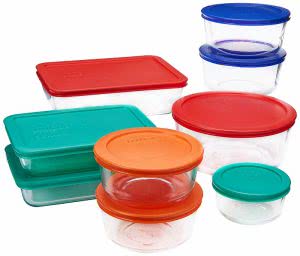 college apartment essentials Pyrex glass food containers