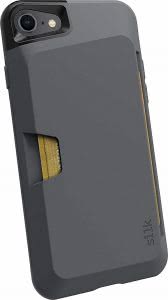 Black wallet phone case. Click to view its Amazon page.