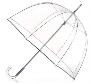Transparent bubble umbrella. Click to view its Amazon page.