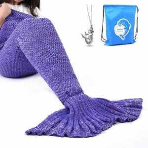 LAGHCAT mermaid tail blanket gifts for college students