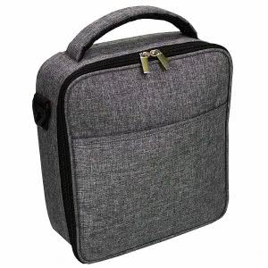 Charcoal gray UpperOrder insulated lunch bag. Click to view the Amazon page.