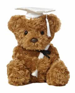 Aurora graduation bear