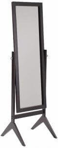 Rectangular floor mirror by Crown Mark. Image linked to its Amazon page.