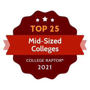 Best mid-sized colleges badge