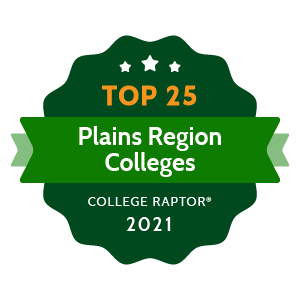 Best plains region colleges badge