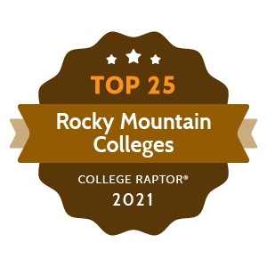 Best Rocky Mountain colleges badge